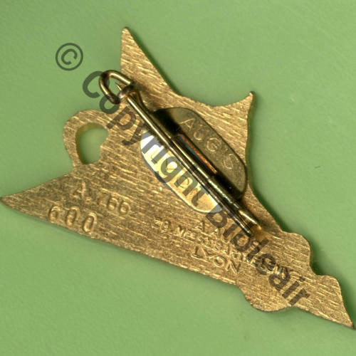 A0766 EALA 11.72 LA REGHAIA  A.AUGIS ST.BARTH LYON 3lig Bol fenetre allonge grave AUGIS LYON Dos Strie No600 322Eur(x2) 